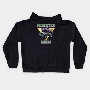 monster truck mom Kids Hoodie